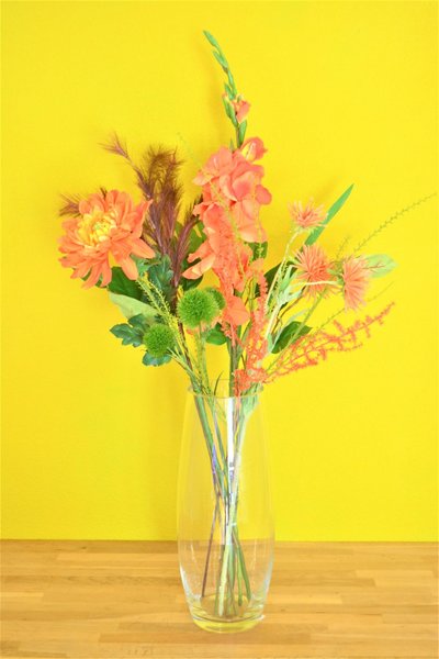 Boeket zijden kunstbloemen "zomer", 95cm