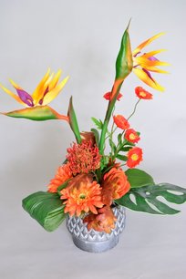 Bloemstuk zijden kunstbloemen Bloemstuk zijden kunstbloemen