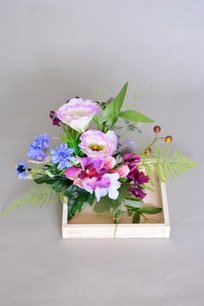 Bloemstuk zijden kunstbloemen Bloemstuk zijden kunstbloemen