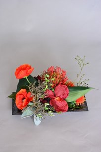 Bloemstuk zijden kunstbloemen Bloemstuk zijden kunstbloemen