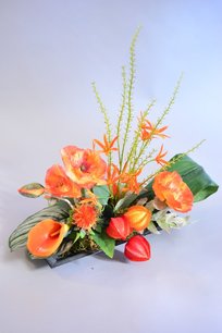 Bloemstuk zijden kunstbloemen Bloemstuk zijden kunstbloemen